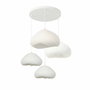 Opviq Lora-Set-Lora-30-4-T-Nua Lámpara de Araña Blanca
